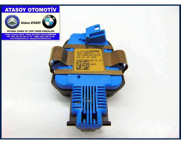 MERCEDES W222 KASA YAĞMUR SENSÖRÜ 2229001310 2229005600 , 2229000119 , 2229005410 30S 10114915-00 30S 10114915-01 30S 10114915-02 30S 10022841-10 30S 10022841-11 30S 10348424-00 30S 10134194-03